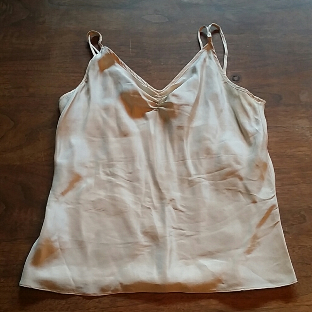 Express Silk Beige Cami Small
